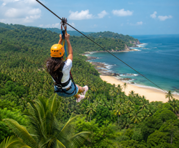 zipline adventure in Goa